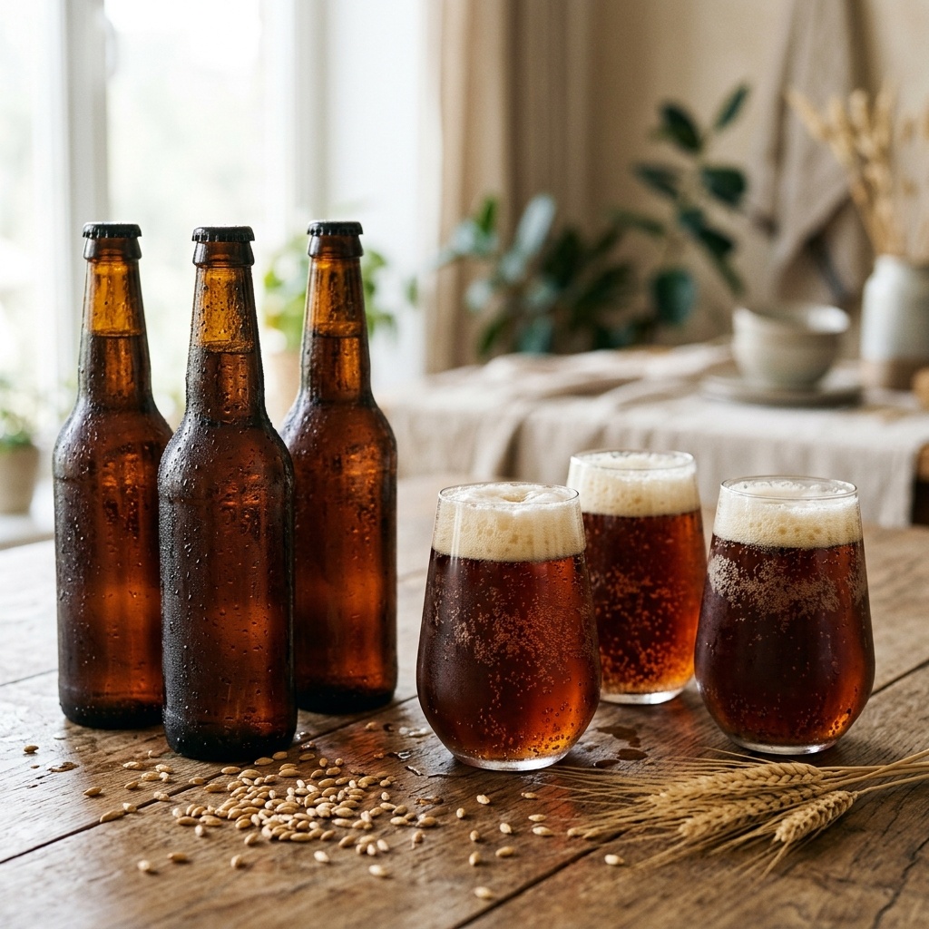Malta Goya, Supermalt and Maltina malt drinks served cold