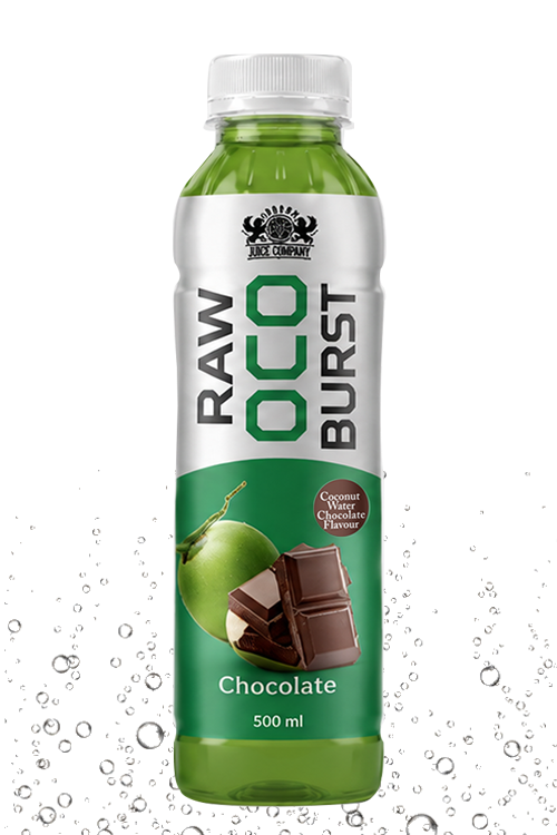 Raw Coco Burst Chocolate Coconut Water Drink 500ml PET Bottle